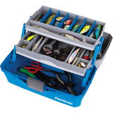 Flambeau Outdoor 6382 Classic 2-Tray Tackle Box, Blue/Gray