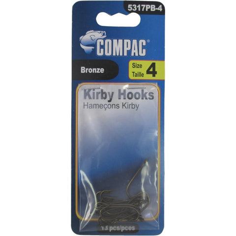 13 Pack #4 Kirby Fish Hooks