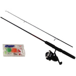 Spincast Rod and Reel Fishing Kit, with Tackle