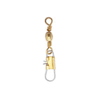 10 Pack #5 Brass Snap Fishing Swivels