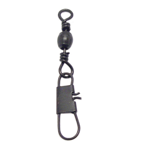 10 Pack #10 Black Snap Fishing Swivels