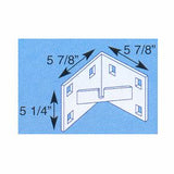 Dock Edge Inc. 92-116-F-X Heavy Duty Corner Plate with Anchor Chain Bar