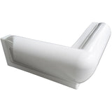 Dock Edge Bumper Corner Dock Guard (1-Piece), White