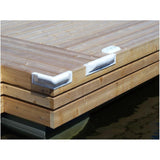 Dock Edge Bumper Corner Dock Guard (1-Piece), White