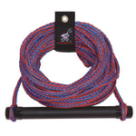 Kwik Tek 1-Section Water Ski Rope with Aluminum Handle with End Caps, 75-Feet