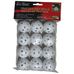 12 Pack Wiffle Practice Golf Balls