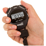 MARATHON ST083009 Adanac 4000 Digital Stopwatch Timer with Extra Large Display and Buttons, Water Resistant, Two Year Warranty - Black