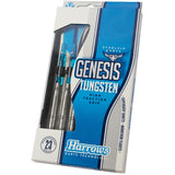 Harrows Unisex's Genesis Tungsten Darts, Silver, 23 g