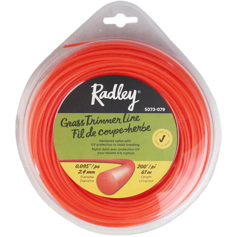 .095" x 200' Round Replacement Trimmer Line