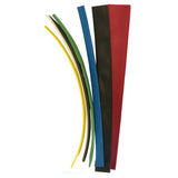 1/8" - 1" x 12" Heat Shrinkable Tubing - Assorted Colours