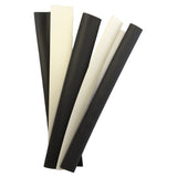 Medium 6" Heat Shrinkable Tubing - Black + White