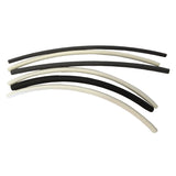 Small 6" Heat Shrinkable Tubing - Black + White