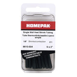 1/8" x 2" Shrink Tubing - 9 Pack