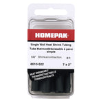 1/4" x 2" Shrink Tubing - 7 Pack