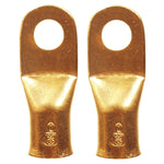 1 gauge 3/8" Battery Terminal Lugs - Copper, 2 Pack