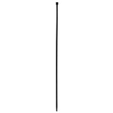 10 Pack 14-1/2" Black Cable Ties for Outdoor Use