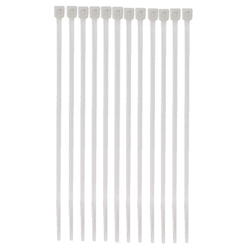 16 Pack 3-5/8" White Cable Ties