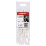 16 Pack 3-5/8" White Cable Ties