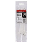 12 Pack 5-3/8" White Cable Ties