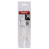 12 Pack 5-3/8" White Cable Ties