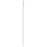 10 Pack 7-7/8" Natural Cable Ties with Mounting Hole