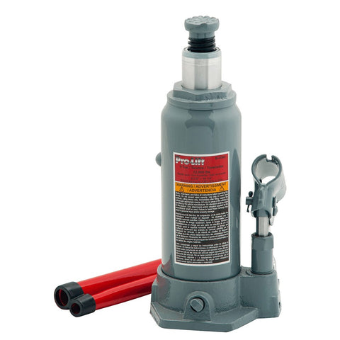 Pro-Lift B-006D Grey Hydraulic Bottle Jack-6 Ton Capacity