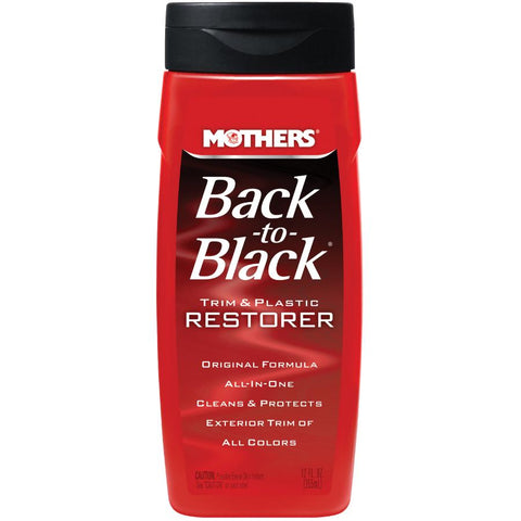 Mothers 36112 Back-to-Black Plastic and Trim Restorer - 12 oz.