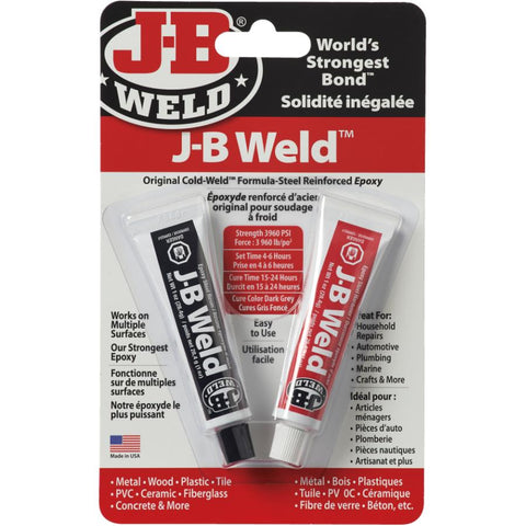 J-B Weld 8265S Original Cold-Weld Steel Reinforced Epoxy - 2 Ounce