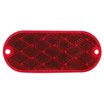 Red Quick Mount Oblong Reflector