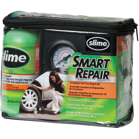 Slime 50057 Smart Spair, Emergency Tire Repair Kit,Black