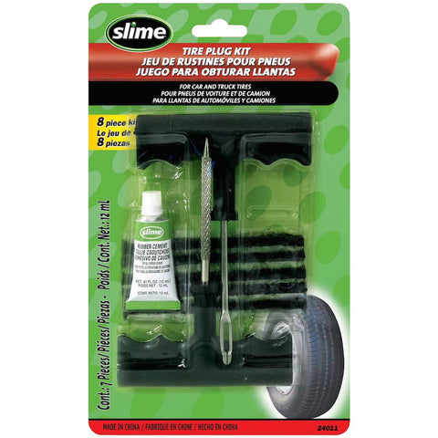 Slime 24011 Tire Plug Kit with T-Handle,Black