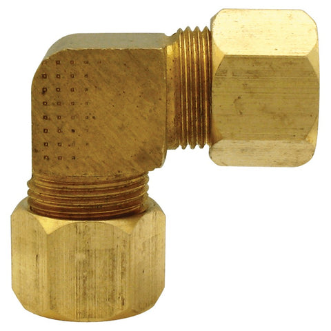 1/2 inch(s) Brass 90 Degree Compression Elbow