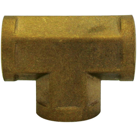 1/4" Female Pipe Thread Brass Tee