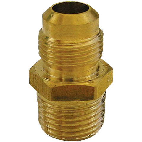 1/2" Flare x 1/2" Male Pipe Thread Brass Connector