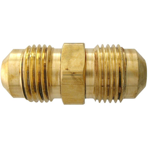 1/4" Double End Male Pipe Thread Brass Flare Union