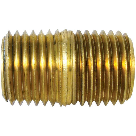 1/4" x Close Brass Nipple