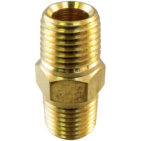 1/4" Brass Hexagon Nipple