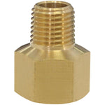 1/4" Female Pipe Thread x 1/8" Male Pipe Thread Brass Adapter