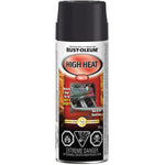 Rust-Oleum Automotive High Heat Enamel Spray Paint in Flat Black, 340g, 257769