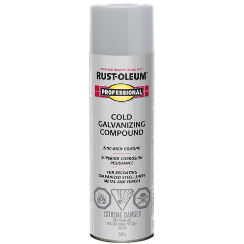 Professional Cold Galvanizing Compound Spray in Metal Silver, 586g