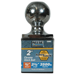 Reese Towpower 7008500 2" Chrome Steel Interlock Hitch Ball