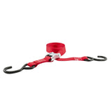 Erickson 05605 1-Inch x 5.5-Inch Cam Buckle Tie-Down Strap, Red