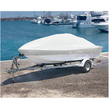 14.3' x 19.6' White Poly Tarpaulin