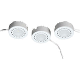 Liteline Corporation UCP-LED3-WH LED Three-Light Puck Kit, 12V, White