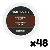 Van Houtte Colombian Dark Single Serve Keurig Certified Recyclable K-Cup pods for Keurig brewers, 48 Count