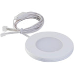 Slim LED Puck Light Fixture - White