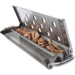 Stainless Steel Barbecue Smoker Box, with Sliding Lid