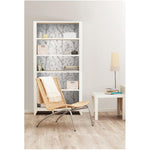 WallPops NU1412 Woods Peel and Stick Wallpaper, Grey