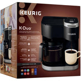 Keurig K-Duo Single Serve K-Cup Pod And Carafe Coffee Maker, With Programmable Features And Strong Brew Function, Black