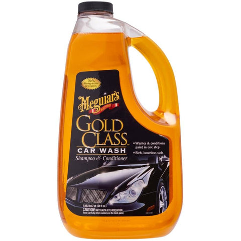 Meguiar's Gold Class Car Wash Shampoo & Conditioner, 1.89L , G7164C , Clean and Condition in one easy step